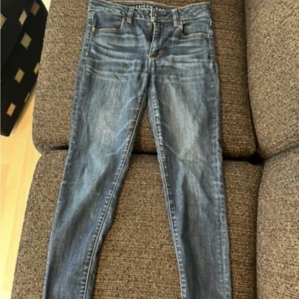 American Eagle Outfitters Blue Skinny Jeans